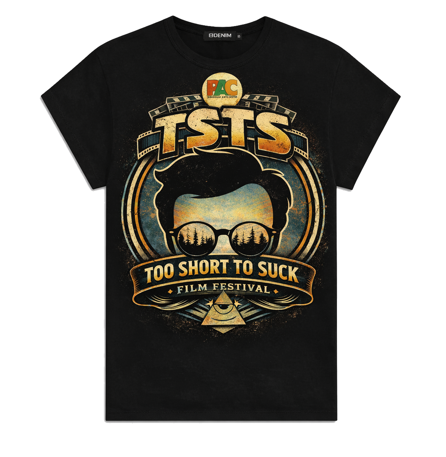 TSTS Film Festival t-shirt mockup